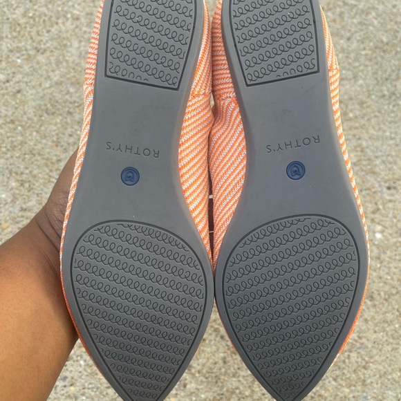 Orange Rothy's ballet flats size 9 - Picture 2 of 6